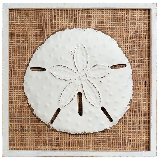 Island Shells Sand Dollar Wall Art - CLEARANCE