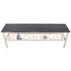 Nautical Beach House Bench