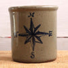 Nautical Compass Candle Crock