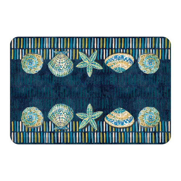 Marine Shells Anti-Fatigue Kitchen Mat - OUT OF STOCK UNTIL 08/25/2026