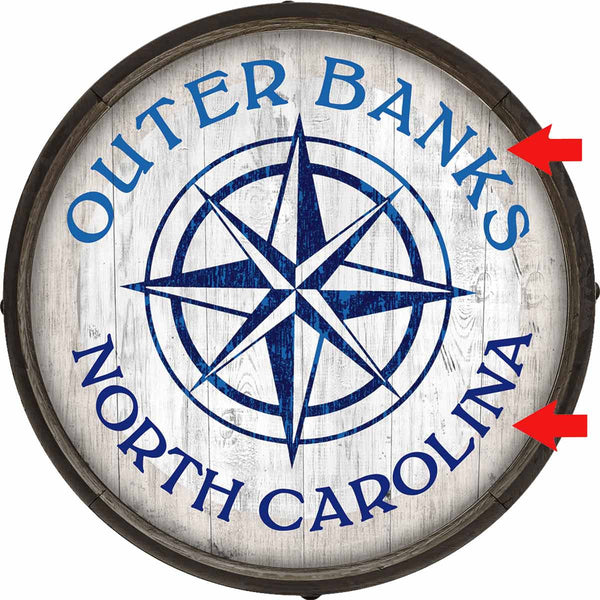 Outer Banks Barrel End Wall Art