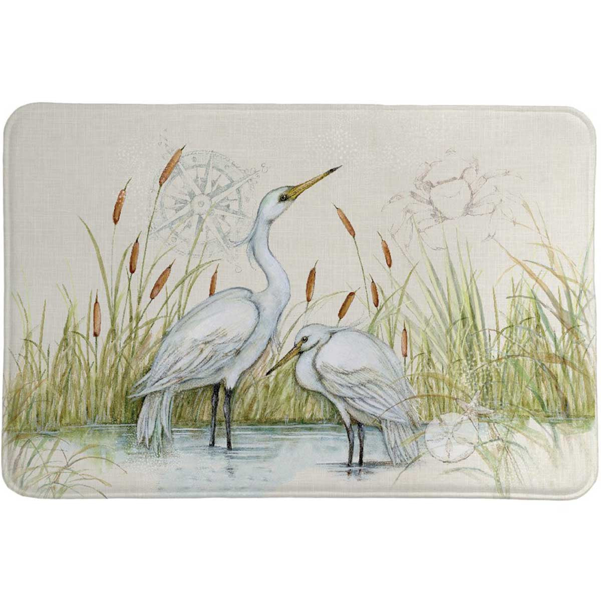 Herons Memory Foam Rug