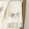 Tranquil Sea Hand Towel - White