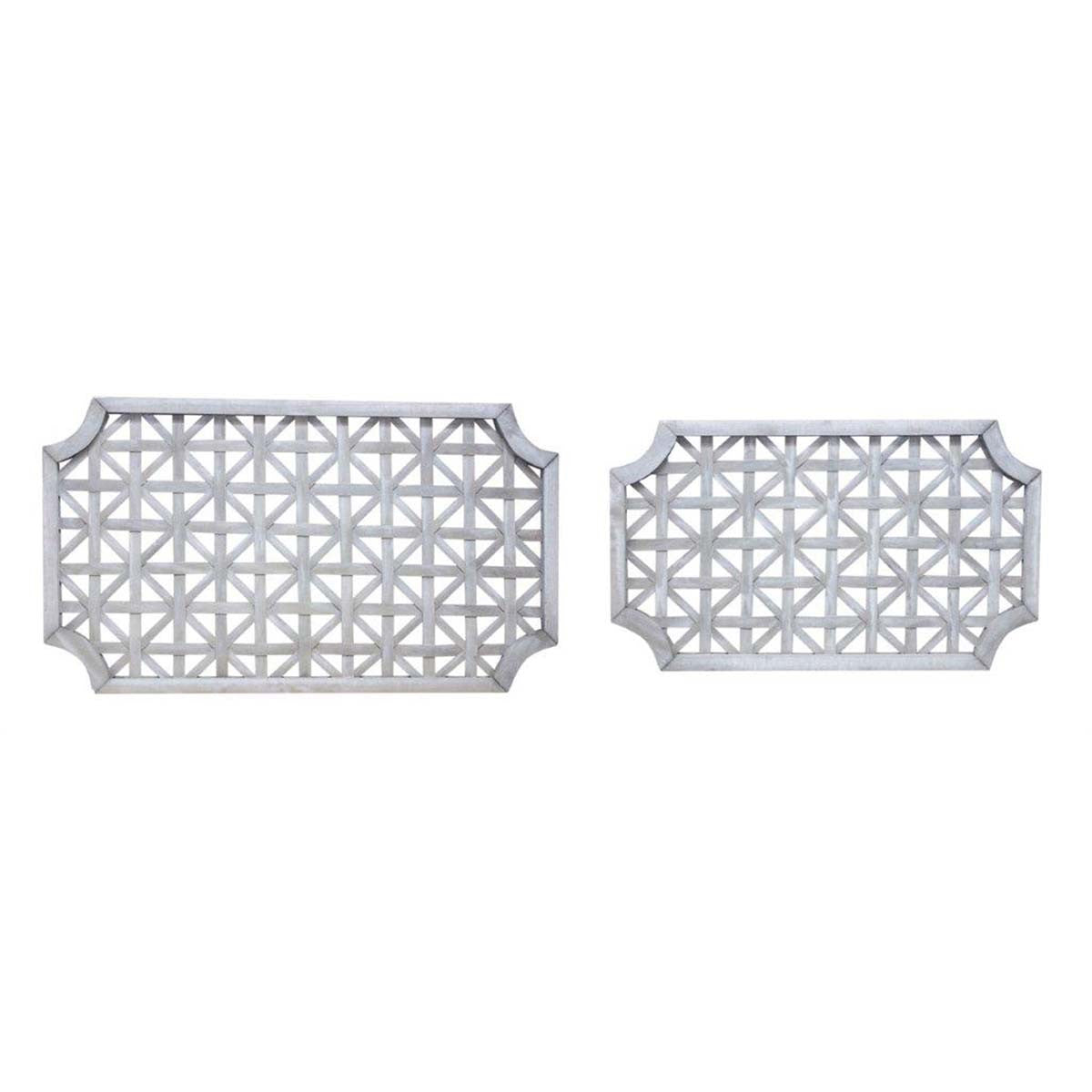 Rectangular Weave Wall Art - Set of 2