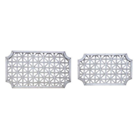 Rectangular Weave Wall Art - Set of 2