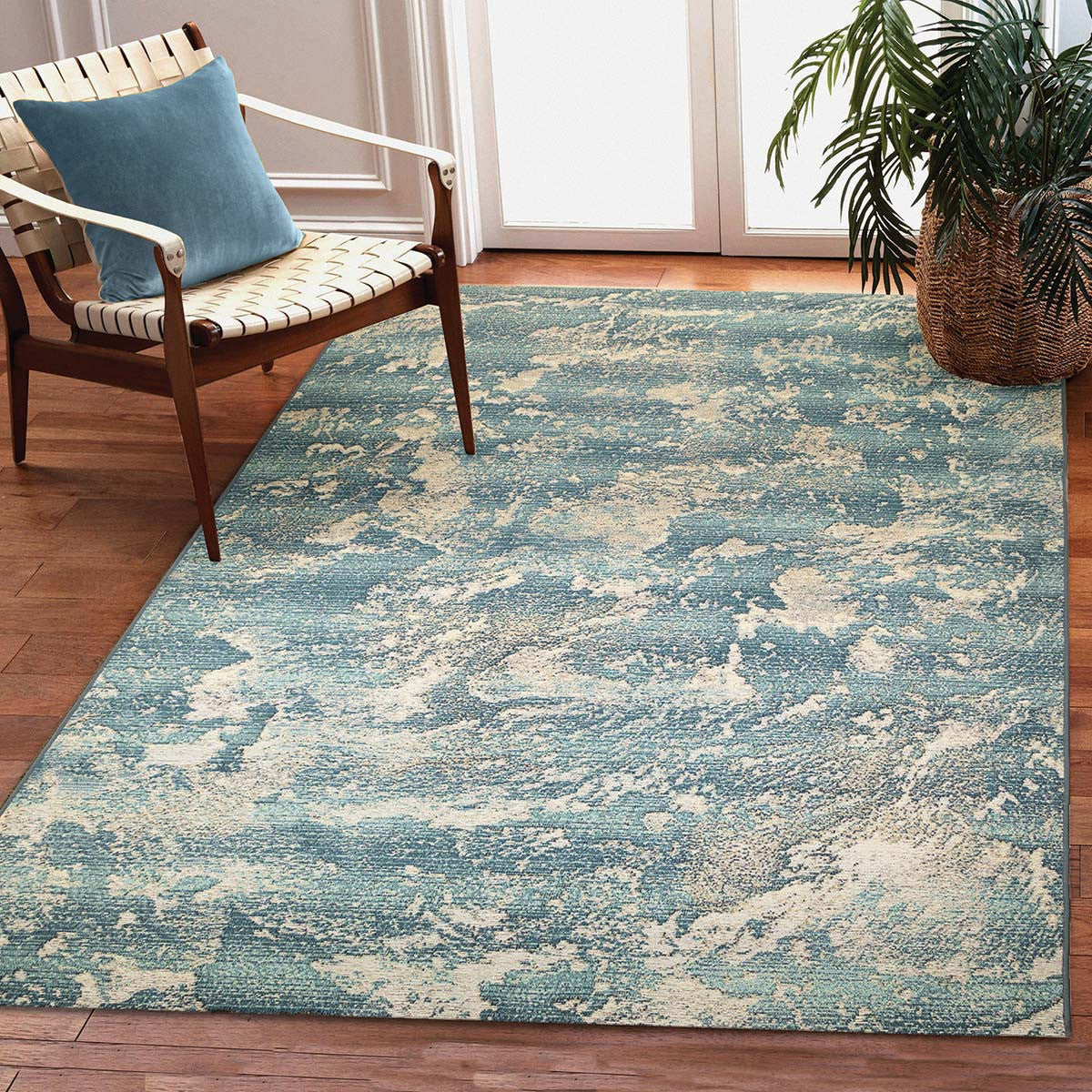 Stormy Waves Rug - 7 x 9