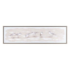 Brown Flock Wall Art