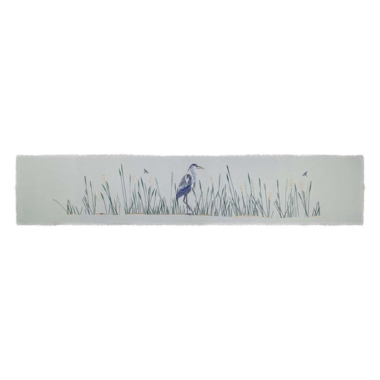 Coastal Heron Table Runner