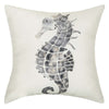 Stony Seahorse Indoor/Outdoor Pillow