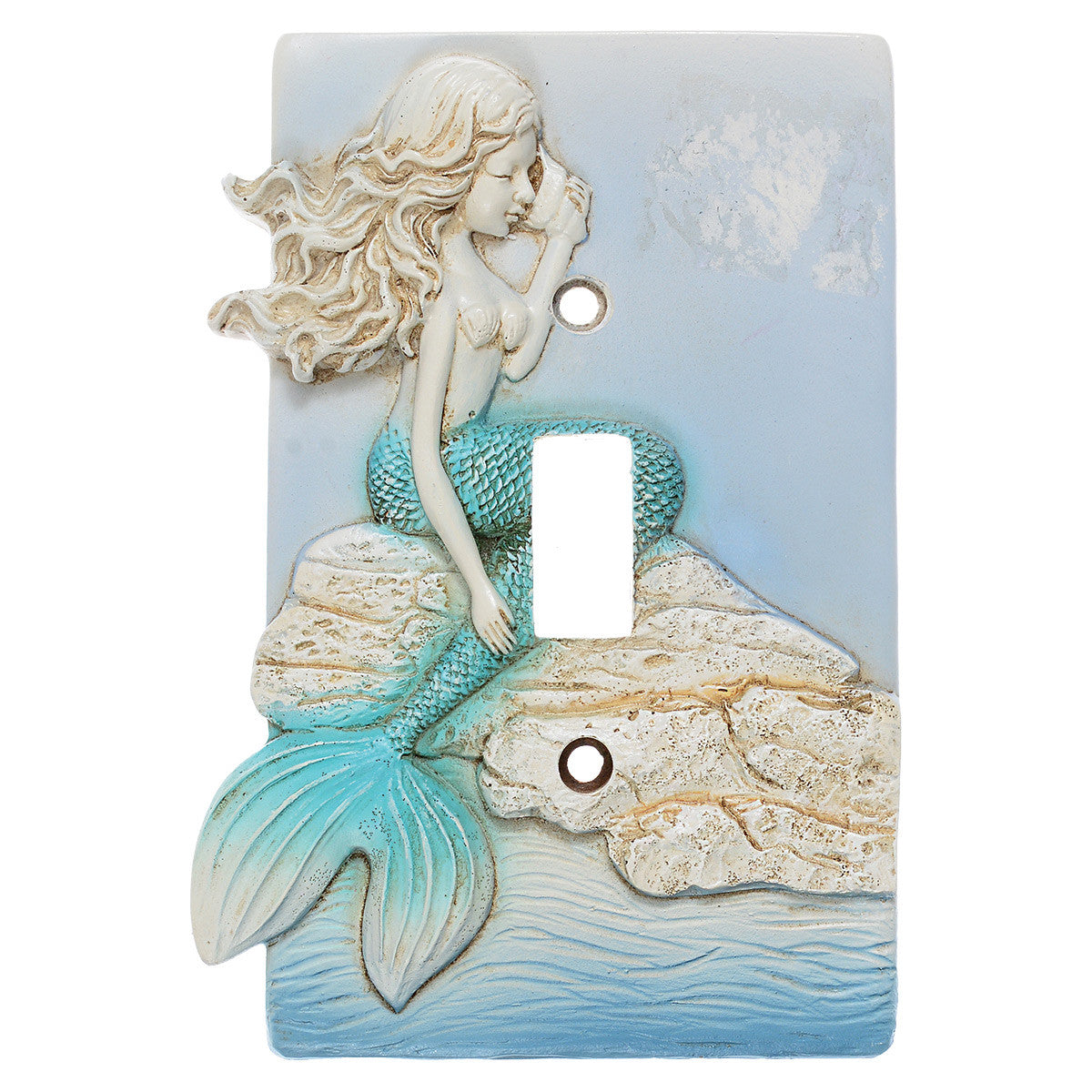 Oceanic Mermaid Single Switch Plate