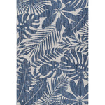 Prince Palm Blue Indoor/Outdoor Rug - 9 x 13
