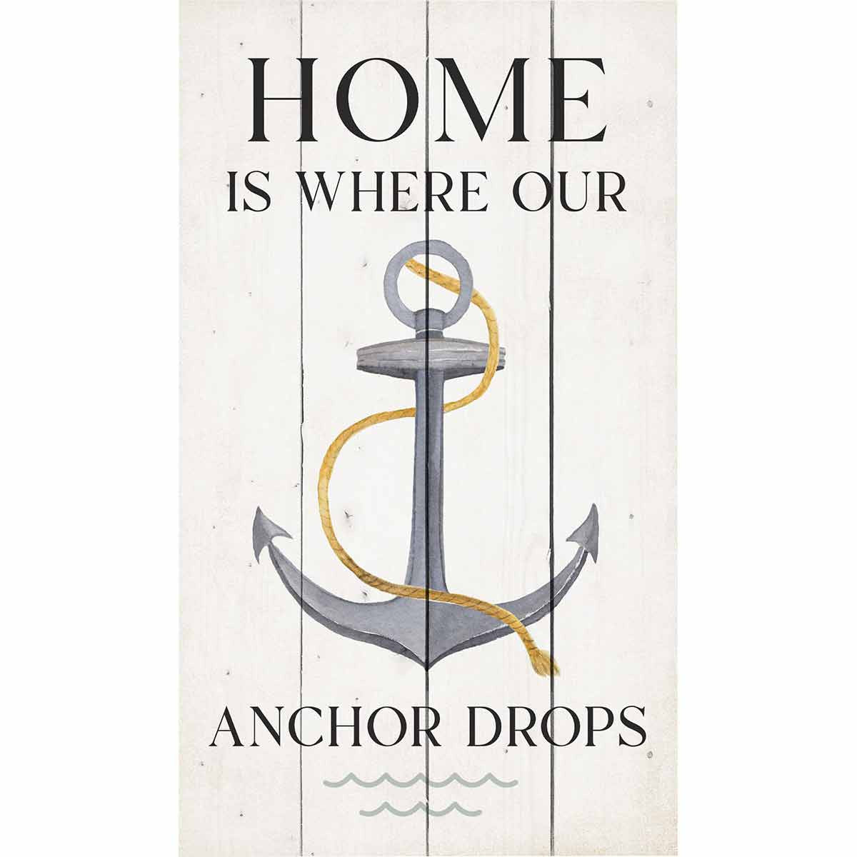 Home Anchor Wall Art