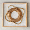Rattan Float Framed Wall Art - CLEARANCE