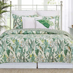 Coastal Flora Quilt Bed Set - King- SALE