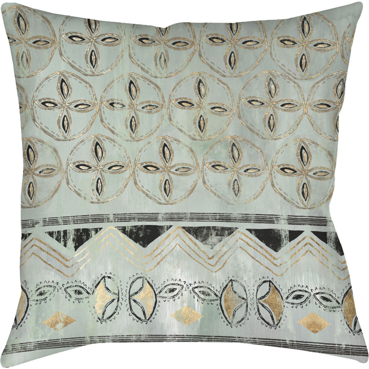 Seaside Sand Dollars Pillow
