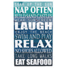 Seaside Retreat Wood Wall Sign