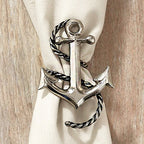 Anchor Napkin Rings - Set of 4
