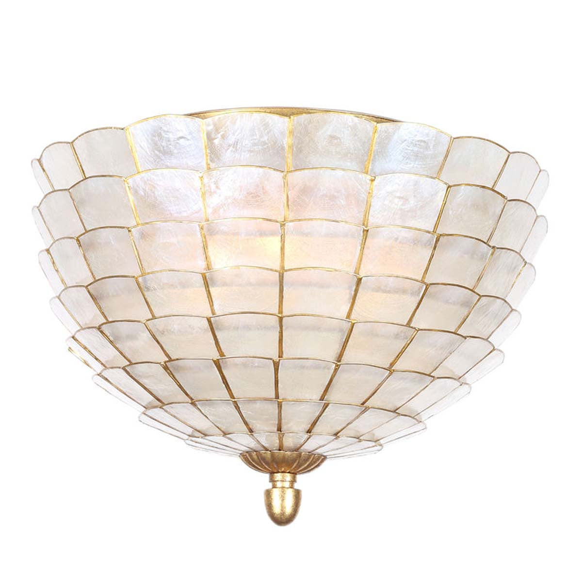 Shell Whispers Flush Mount Light