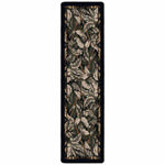 Tropical Bounty Black & Sage Rug - 2 x 8