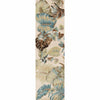 Havana Ivory and Blue Oasis Rug - 2 x 8