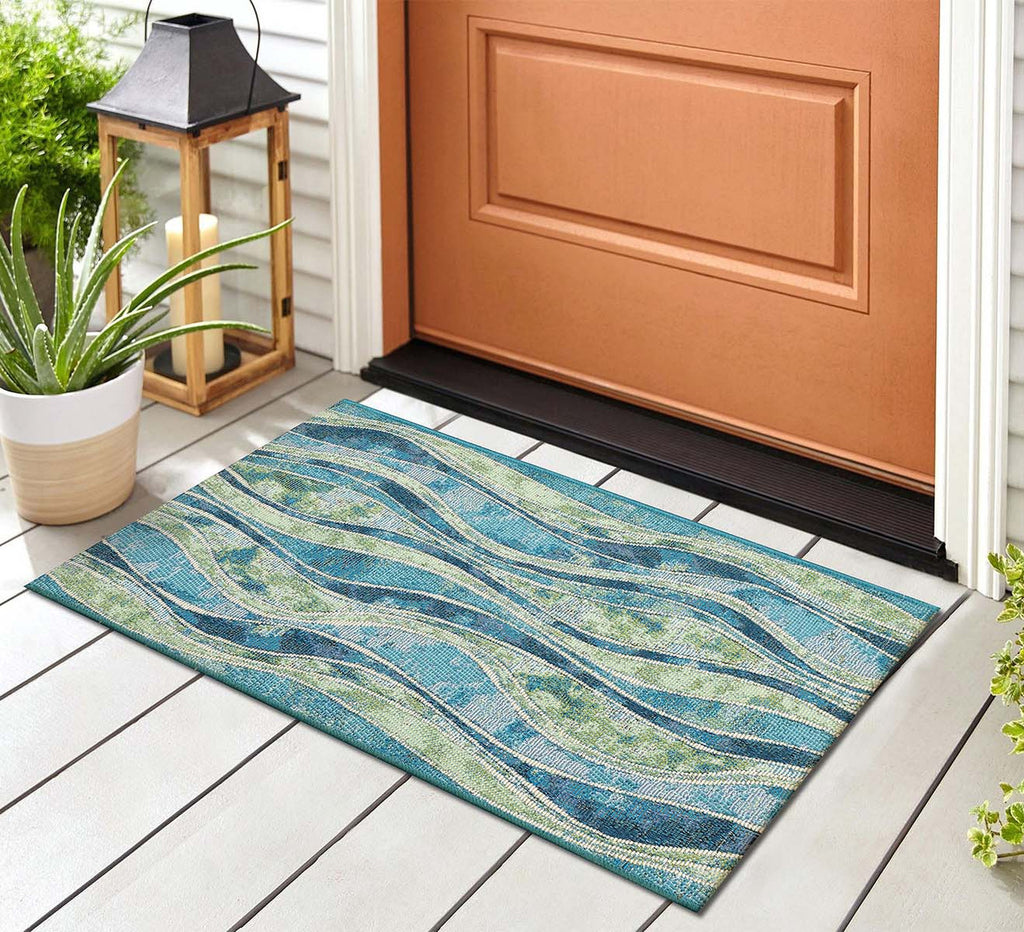 Blue Lagoon Serenity Mat - 2 x 4