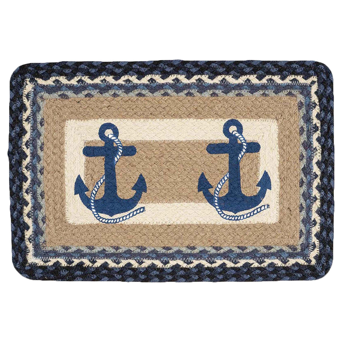 Anchors Jute Placemats - Set of 2