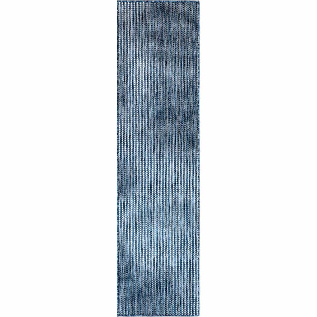 Ocean Surf Navy Indoor/Outdoor Rug - 2 x 8