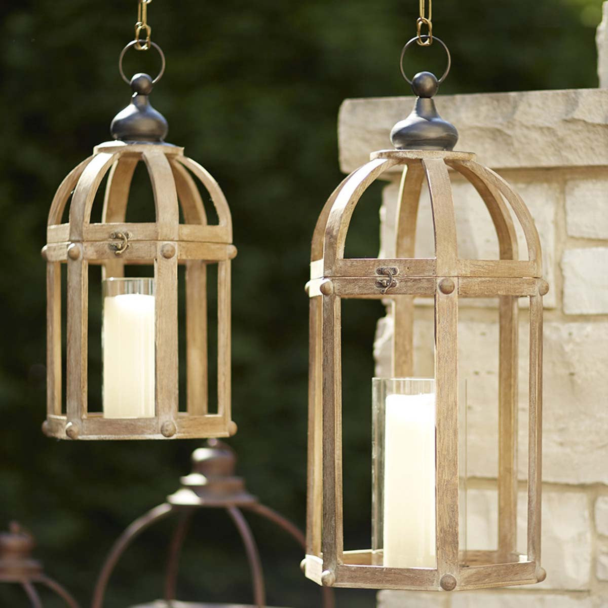 Coastal Charm Lanterns - Set of 2