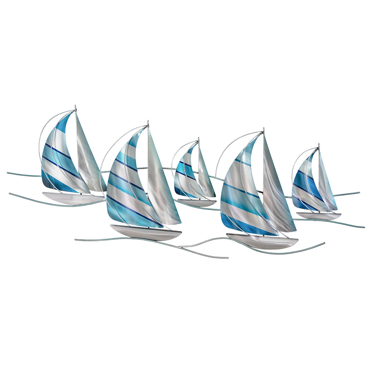Striped Sails Race Metal Wall Art - OUT OF STOCK UNTIL 07/10/2026