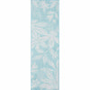 Fiji Flowers Aqua Indoor/Outdoor Rug - 2 x 7