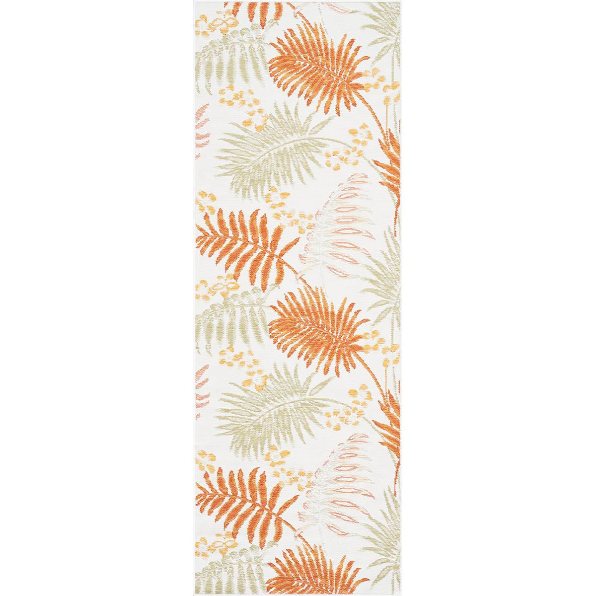 Palm Island Sunset Orange Indoor/Outdoor Rug - 2 x 8