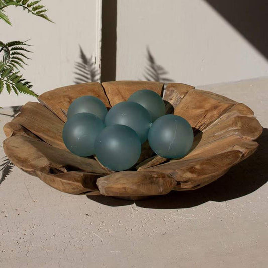 Recycled Teak Decorative Bowl