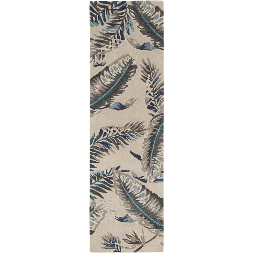 Feather Palm Rug - 2 x 8