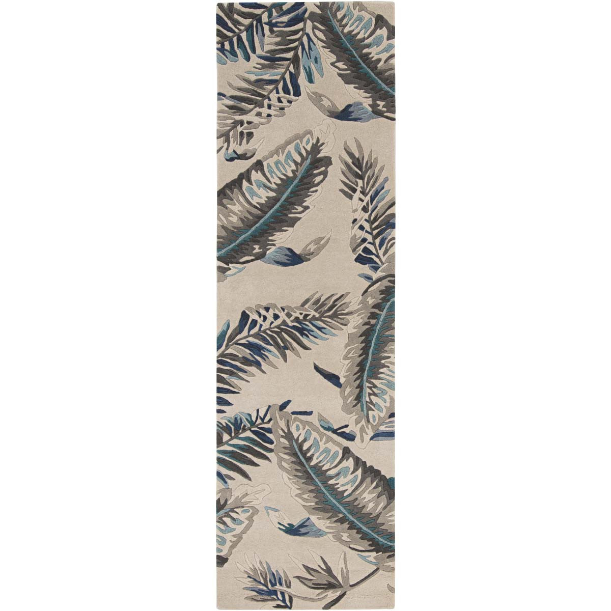 Feather Palm Rug - 2 x 8