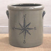 Nautical Compass One Gallon Crock