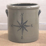 Nautical Compass One Gallon Crock