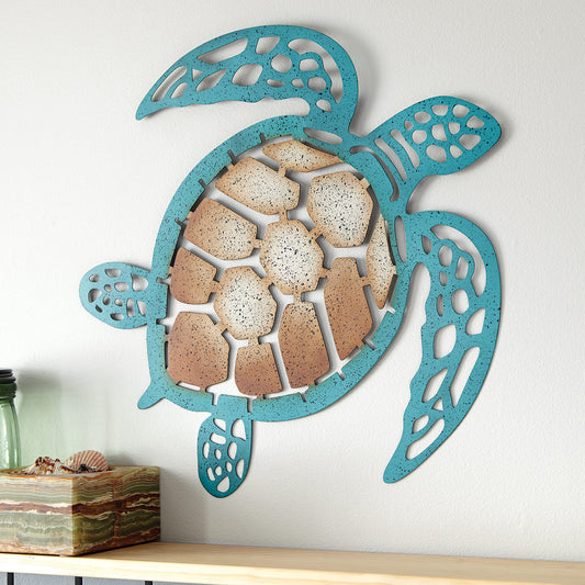 Sea Turtle Silhouette Wall Art