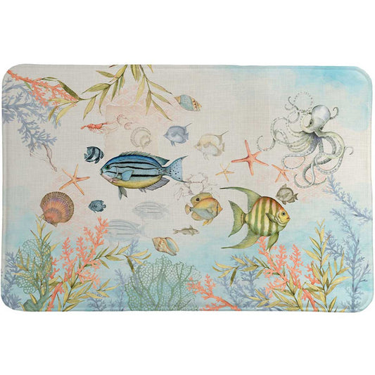 Pacific Depths Memory Foam Rug