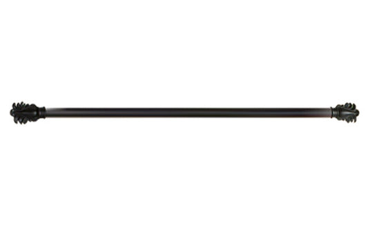 Feather Rod in Black Finish - 48 Inch