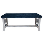 Compass Rose Metal Coffee Table