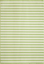 Baja Green Stripe Rug - 2 x 5