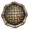 Woven Strands and Bamboo Knob - Set of 2