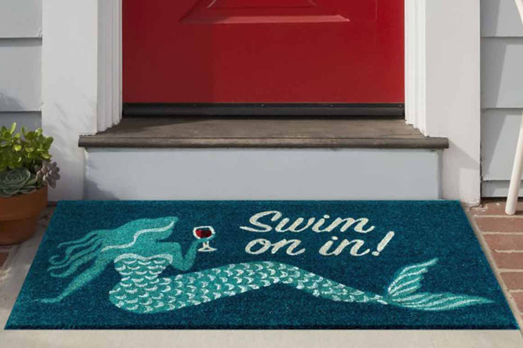 Mermaid Swim Coir Mat - 1 x 2