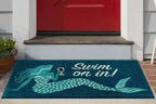 Mermaid Swim Coir Mat - 1 x 2