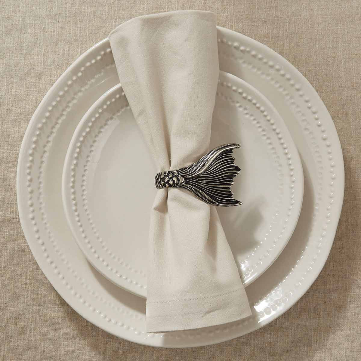Mermaid Tail Napkin Rings - Set of 4
