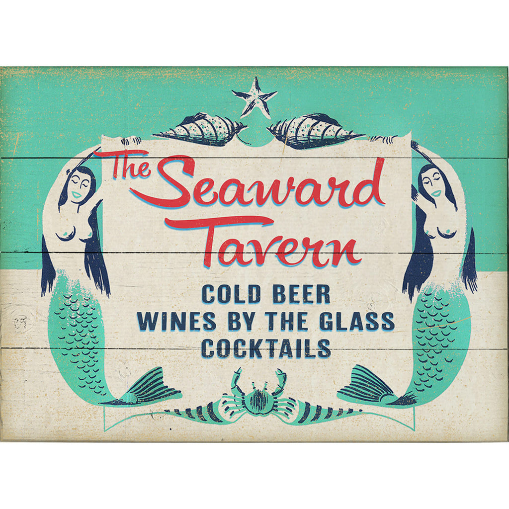 Mermaid Tavern Personalized Sign - 23 x 17