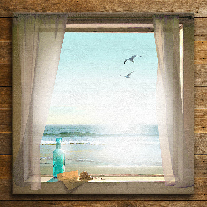 Message in a Bottle Personalized Stretched Canvas Art
