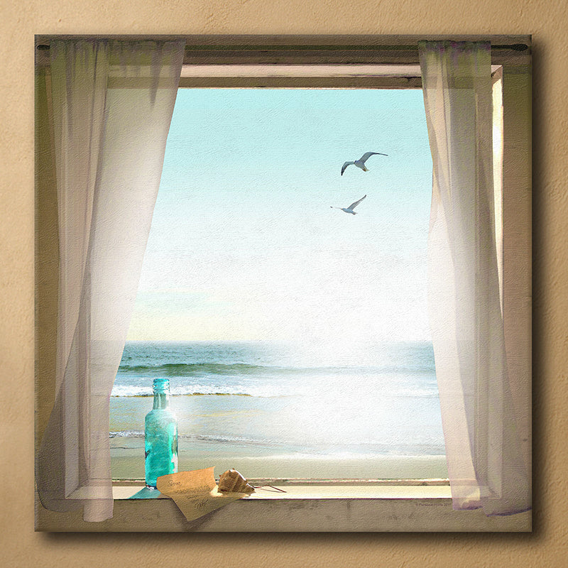Message in a Bottle Personalized Stretched Canvas Art