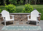 Miami Coral Aqua Indoor/Outdoor Rug - 2 x 8