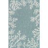 Miami Coral Aqua Indoor/Outdoor Rug Collection